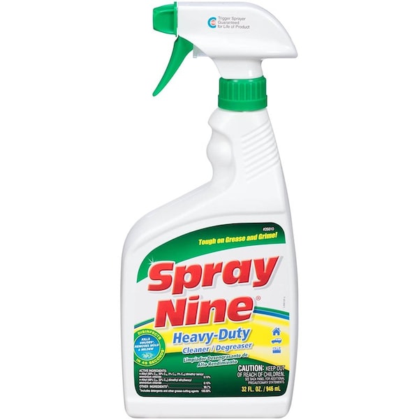 Devcon Spray Nine No Scent Cleaner and Degreaser 32 oz Spray 26810 - main